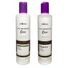 kit shampoo e condicionador nutritive coco tampa roxa