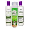 kit shampoo condicionador e Creme nutritive Babosa tampa roxa