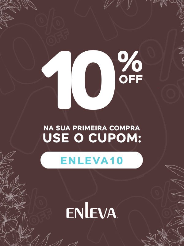 Cupom 10 OFF enleva10 Marrom