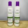 kit shampoo e condicionador nutritive babosa tampa roxa com fundo
